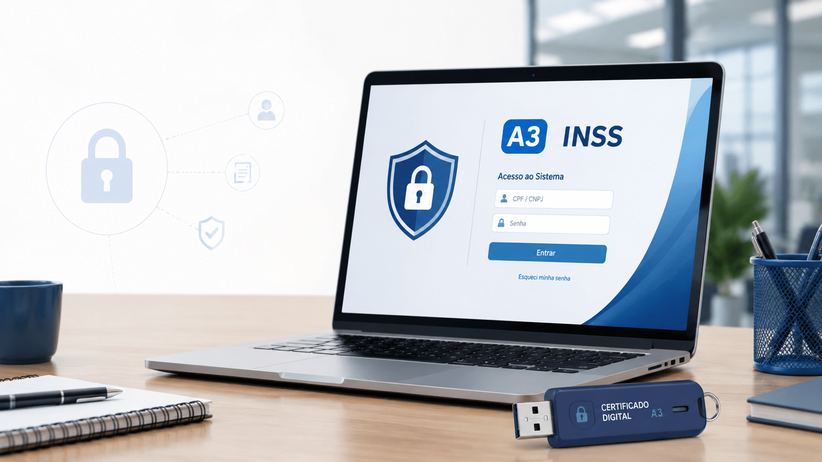Certificado Digital A3 para acessar o INSS